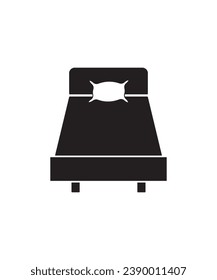 Bettsymbol, Vektorsymbol mit der besten Bildfläche.