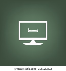 bed. icon. vector design