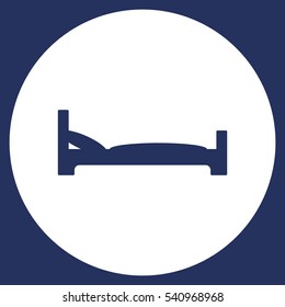 Bed Icon Vector flat design style