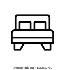 Bettsymbol.Vektorillustration. 02