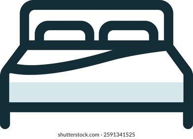 a bed icon vector illustration