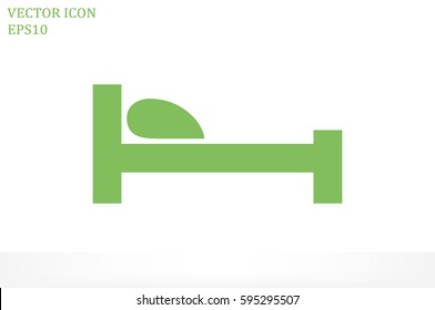 bed icon vector illustration.