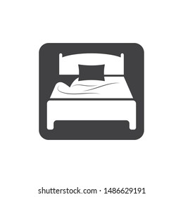 bed icon vector illustration design template