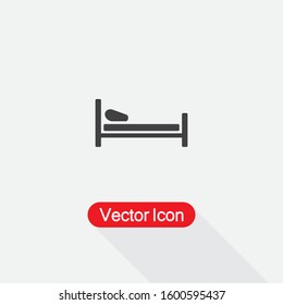 Bed Icon Vector Illustration Eps10