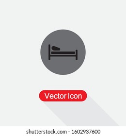 Bed Icon Vector Illustration Eps10