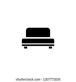 bed icon. bed vector illustration on white background for web and apps.