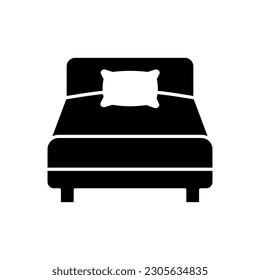 Vector de icono de cama en diseño de moda