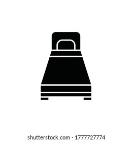 símbolo del vector del icono de la cama 