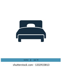 Bed Icon vector Symbol