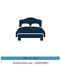 Bed Icon vector Symbol