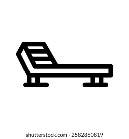 Bed Icon Vector Symbol Design Illustration