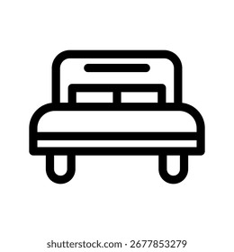 Bed Icon Vector Symbol Design Illustration
