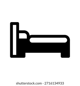 Bed Icon Vector Symbol Design Illustration