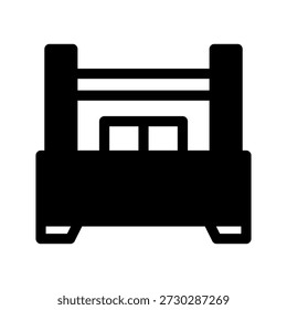 Bed Icon Vector Symbol Design Illustration