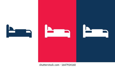 Bed icon for web and mobile