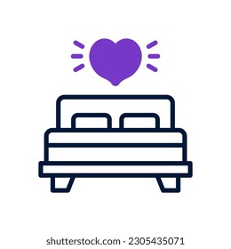 bed icon for your website, mobile, presentation, and logo design.