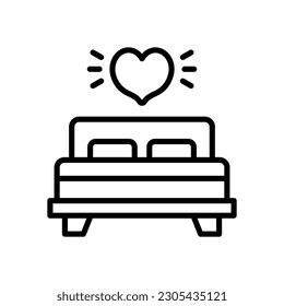 bed icon for your website, mobile, presentation, and logo design.