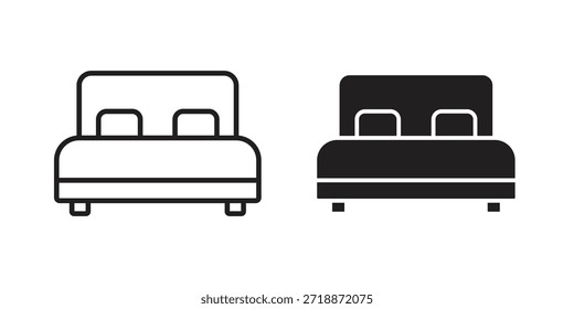 Bed icons sign vectors. suitable for web, app, infographic, etc