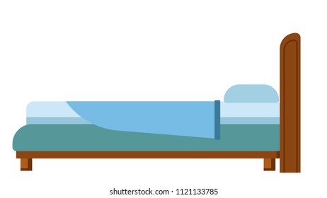 Bed insolated illustration