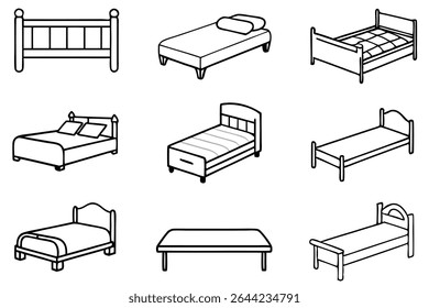 Arte la línea cama