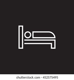 Border Horizontal icon in Hand Drawn Style