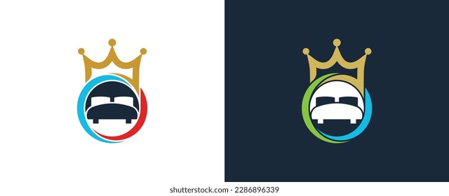 Logo-Konzept-Symbol Symbol Symbol Symbol Symbol Element Design. Möbellogotype. Vektorgrafik-Vorlage