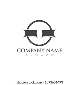 Logo de la cama e imagen vectorial del símbolo