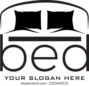 Bed Logo Vector Art, Icons, and Graphics vector logo download