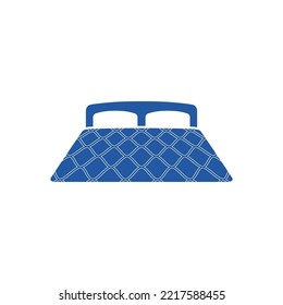 Logo del colchón de la cama para el logo del proyecto de ropa de cama.