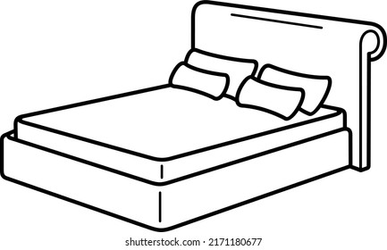 59,813 Outline bed Images, Stock Photos & Vectors | Shutterstock