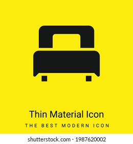 Icono mínimo de material amarillo brillante