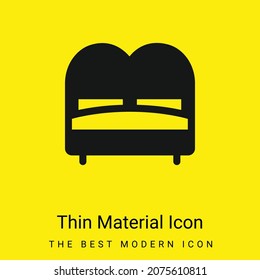 Icono mínimo de material amarillo brillante