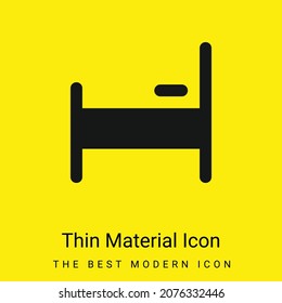 Icono mínimo de material amarillo brillante