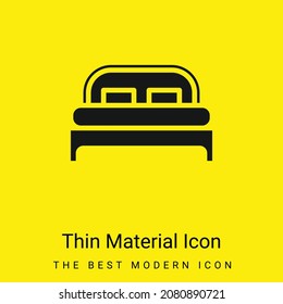 Icono mínimo de material amarillo brillante