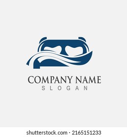 Bed Minimalist Logo image Design Icon Vector