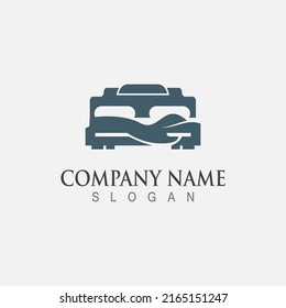 Bed Minimalist Logo image Design Icon Vector