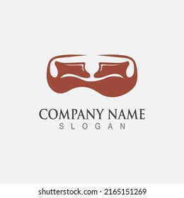 Bed Minimalist Logo image Design Icon Vector