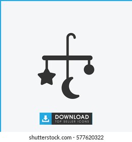 bed mobile icon illustration isolated vector sign symbol