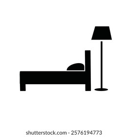 The bed and nightlight icons are commonly used to symbolize rest and represent a comfort zone