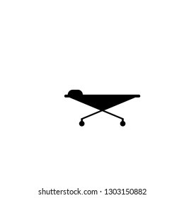 bed on wheels icon