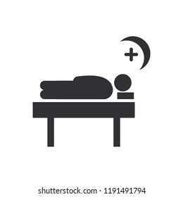 Bed Patient Health Care icon