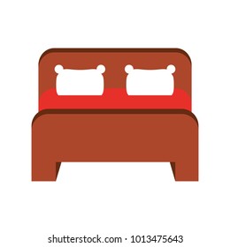 Bed with pillows