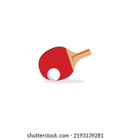 bed pingpong and ball pingpong vector. table tennis.