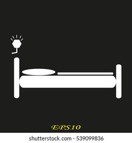 bed rest, vector illustration EPS 10