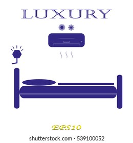 bed rest, vector illustration EPS 10