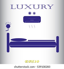 bed rest, vector illustration EPS 10