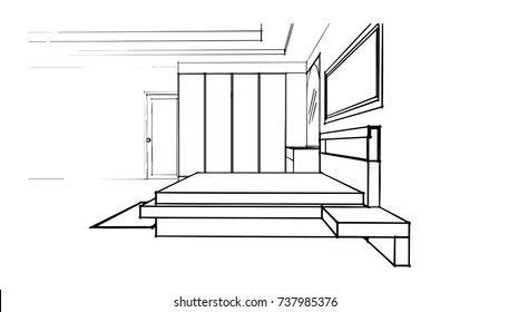 906 Hospital bed sketch Images, Stock Photos & Vectors | Shutterstock