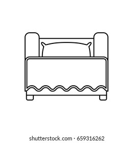 Bed room symbol