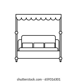 Bed room symbol