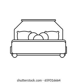 Bed room symbol